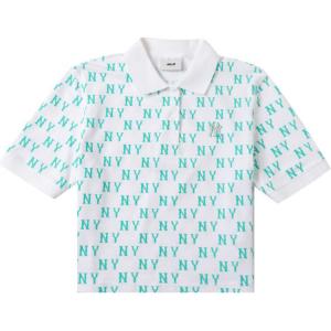 Футболка поло New York Yankees женская экрю MLB