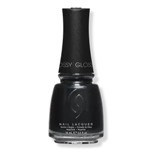 Лак для ногтей Mega Pigment, с мерцающими частицами China Glaze, Black Diamond (charcoal grey shimmer)