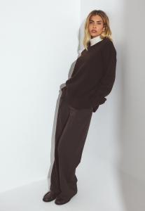 Джемпер NA-KD SEAM DETAIL, Brown