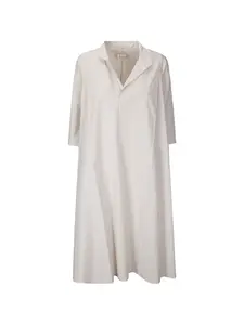 Платье миди с V-образным вырезом Labo Art, бежевый