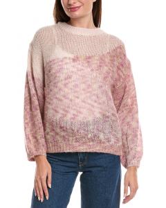 Босс Хьюго Босс Фарговия свитер из шерсти и альпаки BOSS Hugo Boss, фиолетовый