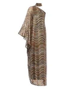 Платье миди Glaum Taller Marmo, золотистый