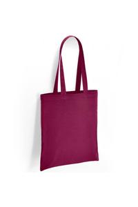 Хлопковая большая сумка объемом 10 л с длинной ручкой Brand Lab, красный