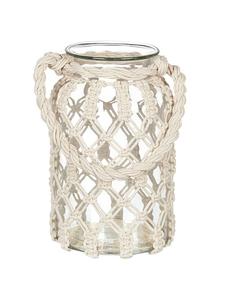 Beliani Фонарь JALEBI белый - (Ш) 20 x (В) 31 x (Д) 20 см