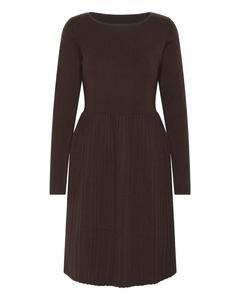 CULTURE Вязаное платье 'Luci' в цвете Chocolate