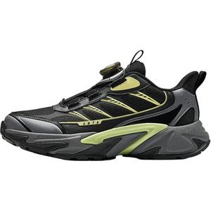 Скользоустойчивые износостойкие низкие детские повседневные кроссовки для подростков Antakids, черный/серый/зеленый