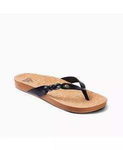 Женские сандалии Cushion Court Twist Flip Flop REEF, черный