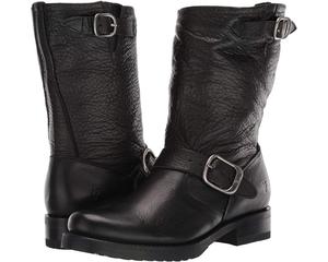 Ботинки Frye Veronica Short, цвет Black Soft Vintage Leather