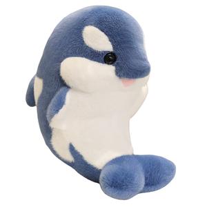 Мягкая игрушка милый кит оригами высота 35см/50см Tak Bebe, синий