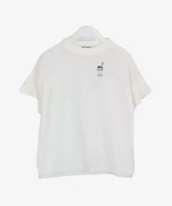 Вязаный пуловер из смесовой льняной ткани с оборками на рукавах Studio Picone, цвет White(090)