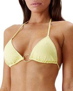 Топ от бикини Melissa Odabash Miami, желтый