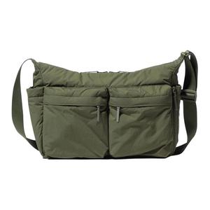 UNIQLO Полиамидная сумка для ноутбука через плечо унисекс армейский зеленый, Olive Green