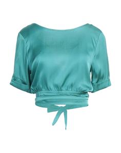 Кроп-топ Kontatto, бирюзовый