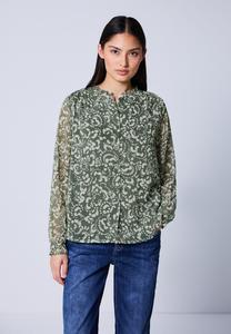 Блуза Street One Studio Button-down blouse, Grün/Dark Green
