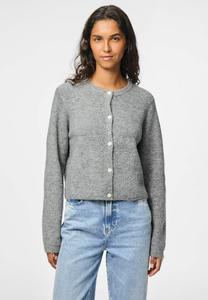 Кардиган Pieces PCSILLY O NECK CARDIGAN, Medium Grey Melange/Dark Grey