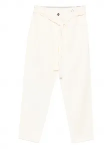 Брюки с поясом и завязкой на талии Marc O'Polo, нейтральный