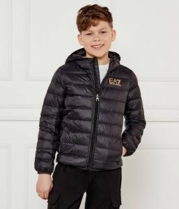 Пуховик Regular fit Ea7, черный