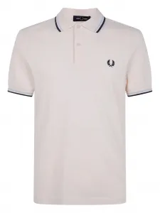 Поло с лавровым венком Fred Perry, белый