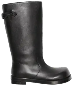 Женские кожаные ботинки Acne Studios, черные