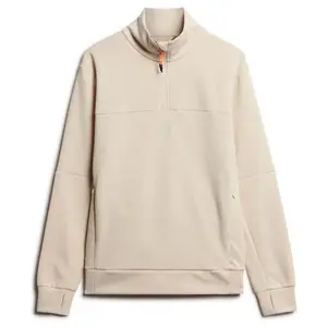 Толстовка Superdry Tech half zip, бежевый