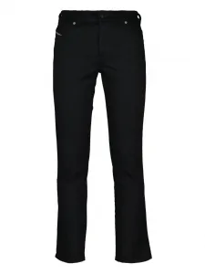 Джинсы прямого кроя с застежкой на пуговицы D-Vyl 1993 года DIESEL, черный