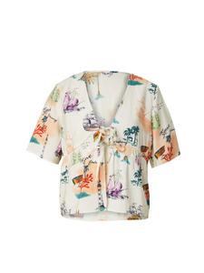 Блуза OBJECT OBJDINAH, кремовый