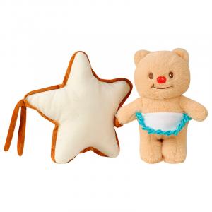 Плюшевая кукла Super Cute Bear, Stars, Companion And Comforting Dolls высотой 22 см JINBANG