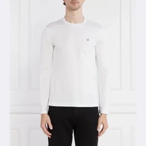 Облегающий крой с длинным рукавом Emporio Armani, белый