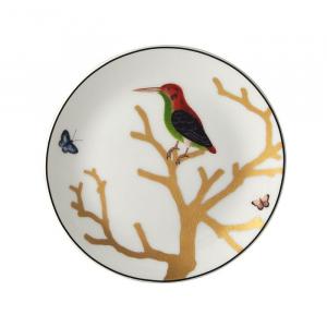 Bernardaud Aux Oiseaux Coupe Тарелка для хлеба и масла, маленькая, мультиколор