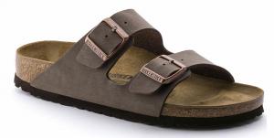 Женские сандалии Arizona Birko Flor Slide в цвете мокко Birkenstock, mocha