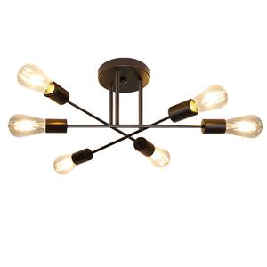 Светодиодный потолочный светильник Nettlife, 45x40x20 см, черный