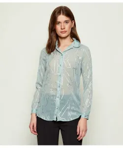 Рубашка Regular fit Armani Exchange, зеленый