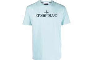 Футболка мужская Ice Blue Stone Island, голубой