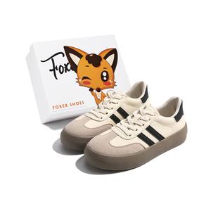 Устойчивые к истиранию, легкие, нескользящие, низкие туфли для скейтбординга для женщин FOXER, White