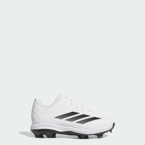 Детские бейсбольные кроссовки Adidas Adizero Electric 2.0 из термополиуретана, белый/черный