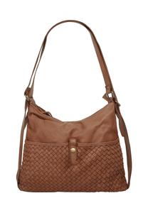 Шопер, натуральная кожа, сделано в Италии Samantha Look, цвет Cognac