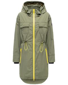 MARIKOO Парка для межсезонья 'Trüffelbonbon 16' в цвете Olive