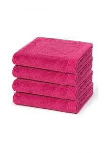 Набор полотенец Cawö Lifestyle, 4 штуки, 100x50 см, розовый