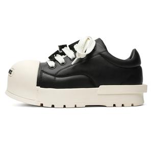 MOMGOG Нескользящие, износостойкие, дышащие, увеличивающие рост низкие повседневные туфли унисекс, черные и белые