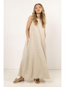 Длинное платье Awama, бежевый
