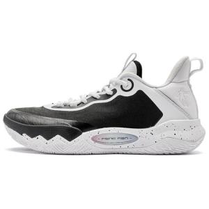 Баскетбольные кроссовки Basketball Shoes Men Low-Top White/Black Qiaodan