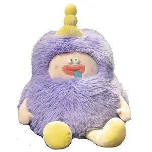 Bitter purchase Причудливая длинноволосая милая кукла с красными глазами, плюшевая кукла, высота 50 см