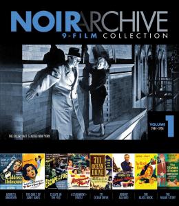 Диск Blu-ray Noir Archive Volume 1: 9-Film Collection 1944-1954