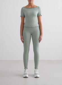 AIM'N Женские текстурированные влагоотводящие леггинсы бледно-бирюзового цвета