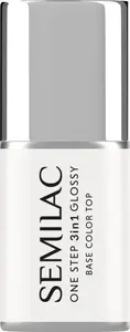 УФ-лак для ногтей Semilac 3in1 UV-Nagellack Glossy Coconut Cream