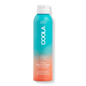 Классический органический солнцезащитный спрей для тела Цветущий персик SPF 70 COOLA
