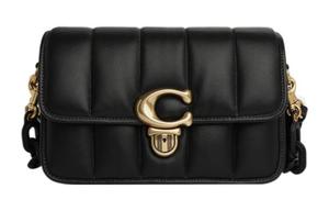 Сумка через плечо Studio Nappa Leather для женщин, black COACH, Set (Bag+Dust Bag)