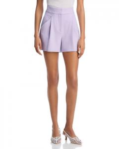 Эльбе плиссированные шорты Veronica Beard, фиолетовый