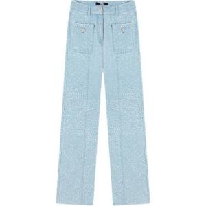 Джинсы KARL LAGERFELD SS24 женские голубые KARL LAGERFELD / Karl Lagerfeld Jeans