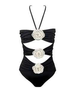 Сплошной купальник Blake для девочек NESSI BYRD - Little Kid, Big Kid, черный